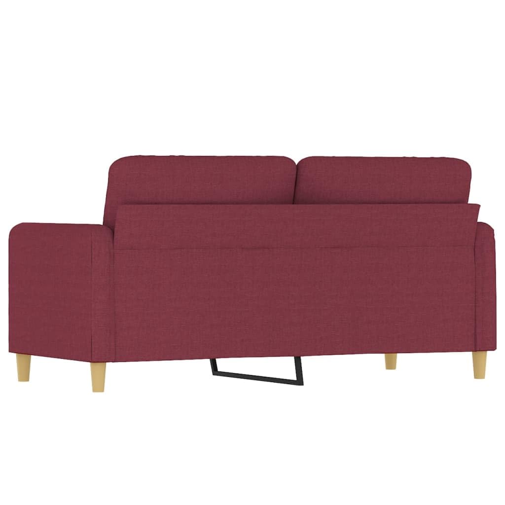 Canapé 2 places Bordeaux 140 cm Largeur d'assise Canapé rembourré