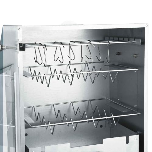 Horno ahumador moderno de acero para parrilladas y reuniones familiares en el jardín 4