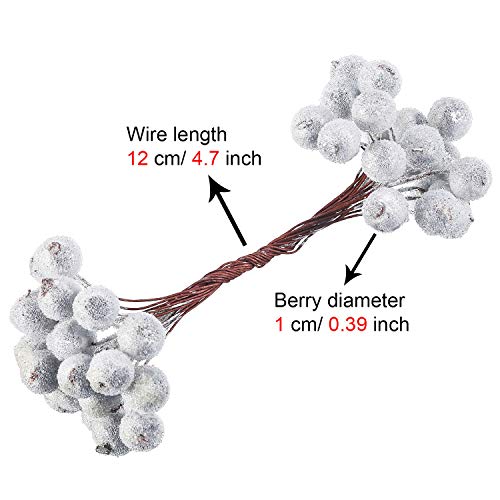 Pacchetto di 200 Pezzi Glassato Agrifoglio Bacche