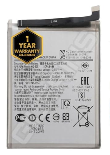 Original HQ-50S Battery for Samsung A03, A03S, F02S, A02S, M02S, M02S, M025, A025F Battery with 1 Year Warranty ****(SEP0031)