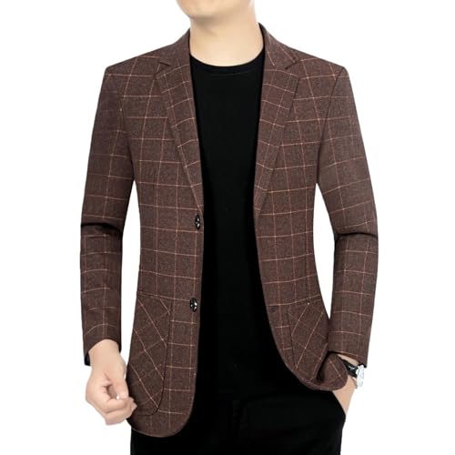 Blazer pour homme mi-saison veste décontractée coupe ajustée confortable