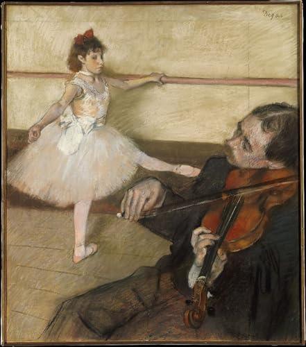 Cuadro en lienzo de Edgar Degas: transforma tu dormitorio con La Lezione Di Danza de 60x90cm