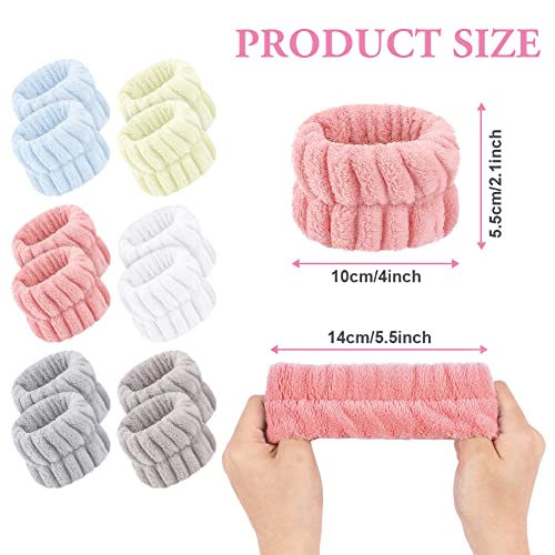 AOOWU 12Pcs Face Wash Wristband - Image 3