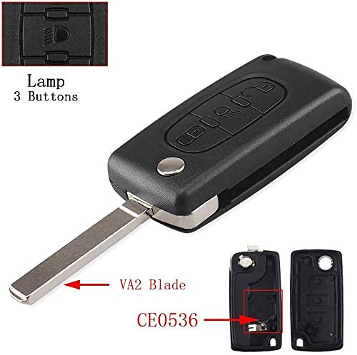 Citroen sleutelbehuizing - batterijvak op beschermhoes - Afbeelding 4