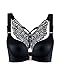 shaoyao-mujer-sujetadores-brillante-todos-los-dias-push-up-cierre-frontal-invisible-espalda-de-mariposa-v-busto-bajo-comodo-bra-negro-48-110d