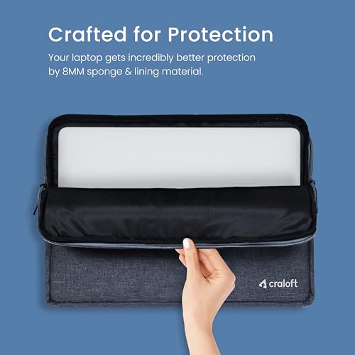 Craloft 16 Inch MacBook Pro Laptop Sleeve (Grey) - Image 4