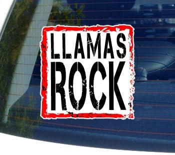 Graphics and More Llamas Rock - Window Bumper Laptop Sticker