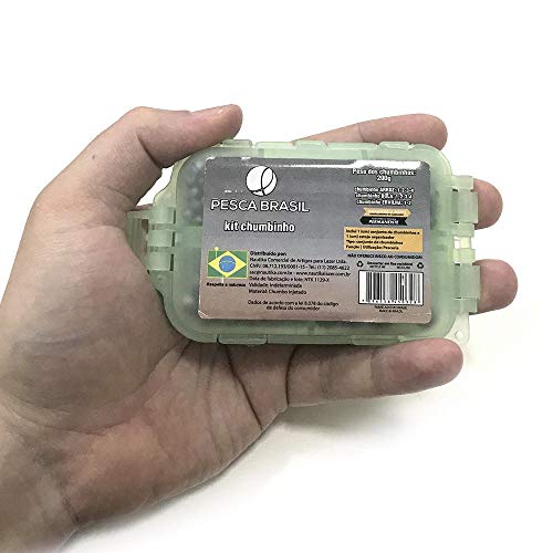 Pesca Brasil KIT DE CHUMBINHO PARA INDICADO PARA VARAS DE PESCAR DE MÃO DE 200G