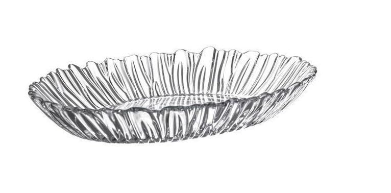 Transparent Glass Decorative Plates, Elegant Design, Durable