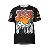 Man's YES-Rock Band T-Shirts Casual Summer Tees Crewneck Short Sleeve Shirts with Multi-Side Prints Multicoloured XXL #5