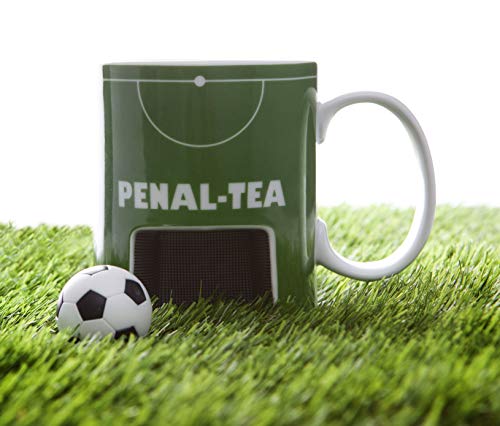 Boxer Gifts Penal-Tea Football Gift Mug - Novelty Presents For Him, Green - Image 4