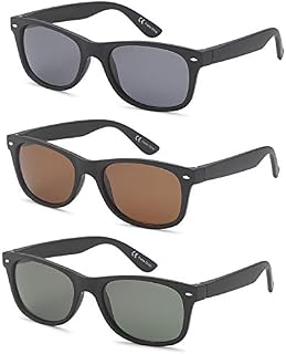 Gamma Ray Polarized Sunglasses 3 Pack for Men and Women