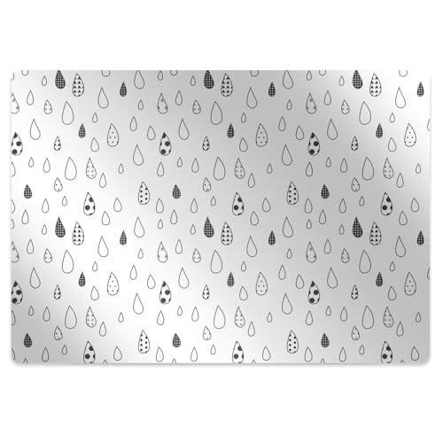 Tapis chaise 140x100 cm protège-sol PVC antidérapant pour bureau - 3