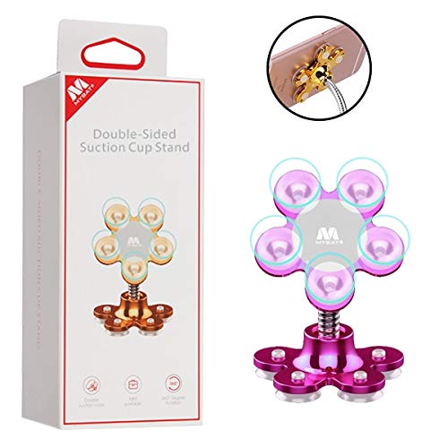 Hot Pink Double-Sided Suction Cup Holder