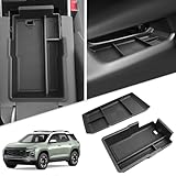 SKTU 2-Pack for 2025 2026 Chevy Equinox Accessories Center Console Organizer for 2025 2026 Chevrolet Equinox (LT/ACTIV/RS) 2025 2026 Equinox Console Tray & Lower Center Console Tray