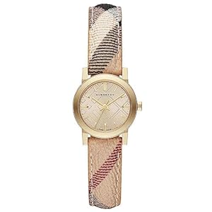 BURBERRY BU9219 Women’s Watch, Gold, Strap