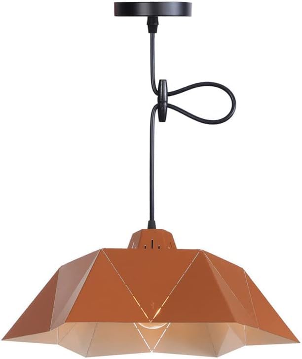 Suspension réglable en fer marron pour résoudre le manque de luminosité de votre cuisine