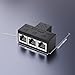 SinLoon RJ11 Coupler RJ11 Female to 3 Female 6P6C Telephone Inline Coupler Telephone Extension Adapter for Landline Fax Machine (1 to 3)