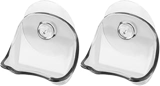 Porta Maquinilla de Afeitar para Hombre Ventosa, 2 Piezas, Plástico Resistente, Instalación sin Taladro, Adecuado para Baño y Viajes