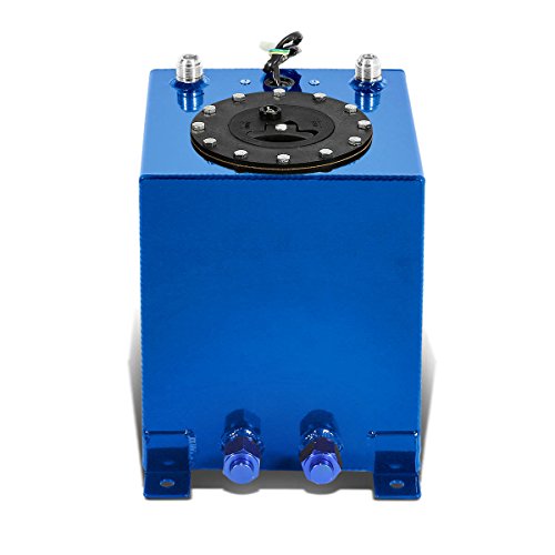 DNA MOTORING 2.5 Gallons Aluminum Top-Feed Fuel Cell Gas Tank 8