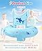 HeySplash Toddler Swim Vest for Age 3-6, Swim Trainer Vests with Adjustable Strap fit for Boys Girls 29-55lbs, Floating Tubes, Children Swimsuit Beginner Learn to Swim Pool Floaties, Blue Shark