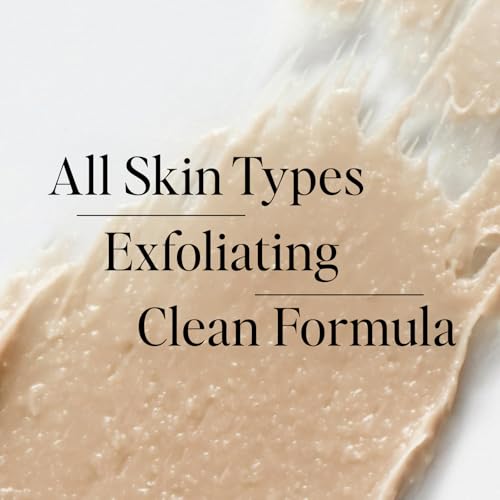 DIME Beauty Whipped Exfoliating Face Mask - Gentle Scrub with Salicylic Acid, Lactic Acid and 3-Size Cellulose Beads, Pore Cleansing, Smoothing Facial Exfoliator - 2 oz / 60 ml