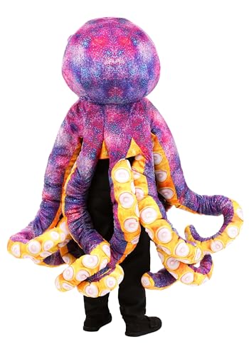 Disfraz morado de pulpo para niños 4T miniatura 3