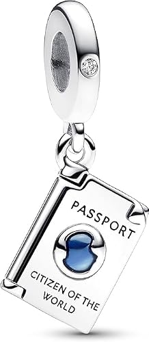 TCZNAF Travel Charms for Bracelets and Necklaces 925 Sterling Silver Beads Pendants Travel Jewelry Present for Women