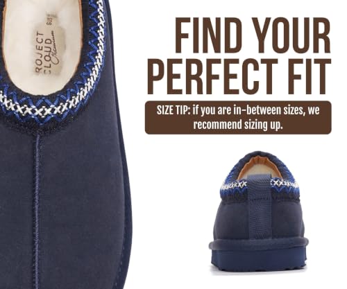 Image of Project Cloud 100% Genuine Leather Shearling Slippers for Women (Nerita)