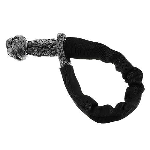 Happyyami 1Pc Flexible Rope Shackle Towing Strap for Off Road Road Use Superior Breaking Strength Random Color Easy Storage Tension Release for Atvs Vehicles