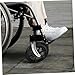 minkissy Front Wheel Assembly for Wheelchairs Durable Bearing and Wide Wheel Replacement Smooth Steering and Enhanced Stability for Easy Maneuverability and Comfortable Use
