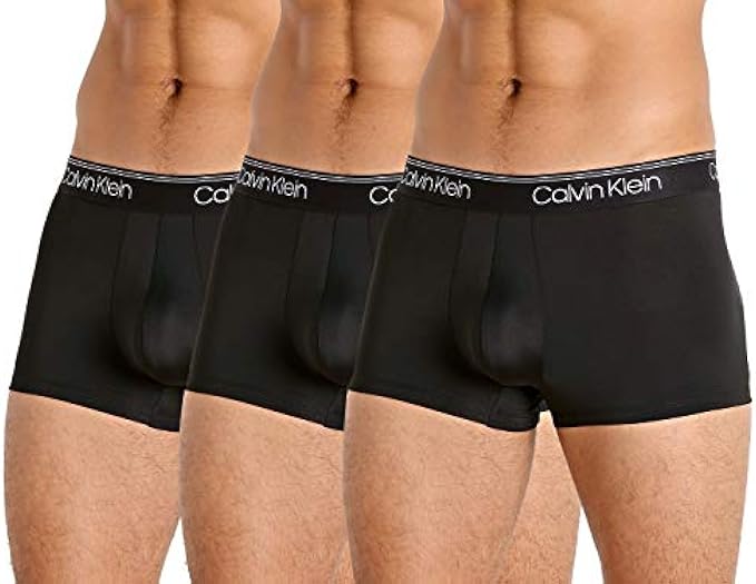 Calvin Klein Men's Micro Stretch 3-Pack Low Rise Trunk