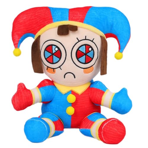 Digital Circus Plush,Cute Jax Pomni Kinger Zooble Bubbles Caine Stuffed Plushie Christmas Birthday Gifts for Kids TeensToys
