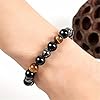 Black-Obsidian-Hematite-Triple-Protection-Bracelet-Tiger-Eye-Beads-Bracelets-for-Men-and-women10MM-Set-of-2 WFJ Black Obsidian Hematite Triple Protection Bracelet Tiger Eye Beads Bracelets for Men and women(10MM), Set of 2 black,gray 19cm
