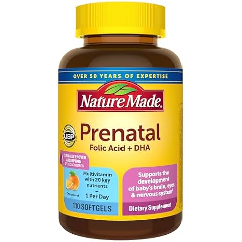 Nature Made Prenatal Multivitamin with DHA Softgels Cover