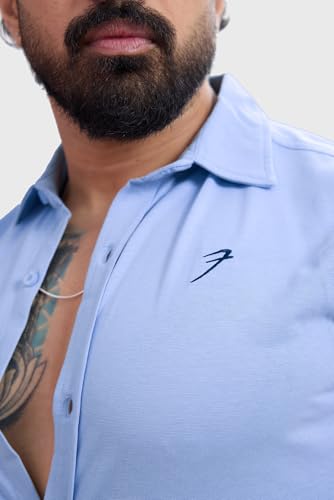 Image of FUAARK Mens Slim Fit Breathable, Lightweight & Stretchable Shirt for Casual wear