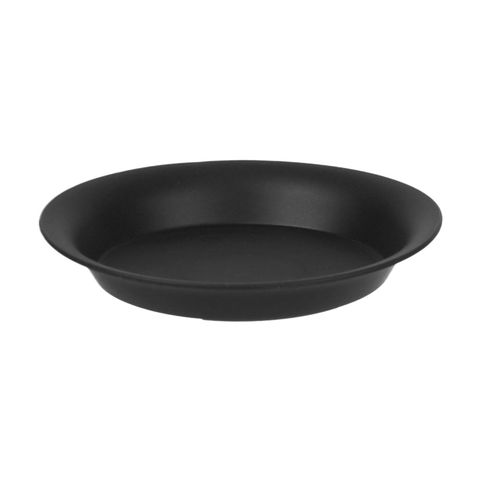 YILWPV 20Pcs Round Drip Trays Plant Saucer Garden Flower Pot Indoor Outdoor Plastic Tray Saucers Home Decor(Black11.7x8.5cm)