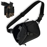 Void Supply Co. Concealed Carry Sling Bag for Men & Women - Crossbody Tactical EDC Bag with CCW Fast Access - Included IWB Holster Adapter