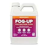 FogUp Medium Density Fog Juice - Extremely Long Lasting, High Output Non-Irritating Indoor/Outdoor Odorless Water-Based Fog Machine Fluid - 1 Quart, 32 fl oz for All Standard Fog Machines