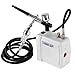 Produktbild YAOBLUESEA Airbrush Set Airbrush Kompressor Farben Set 100-240V mit Doppelte Aktion Airbrushpistole für Airbrush Modellbau Airbrush Tattoo Torten Zubehör