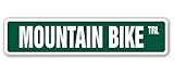 Mountain Bike Street Sign Biking Off Road Rough Terrain | Indoor/Outdoor | 18' Wide