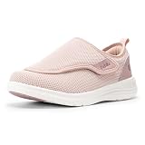 FitVille EasyTop Wings buty do chodzenia damskie V2 bardzo szerokie kapcie dla seniorów zapinane na rzepy