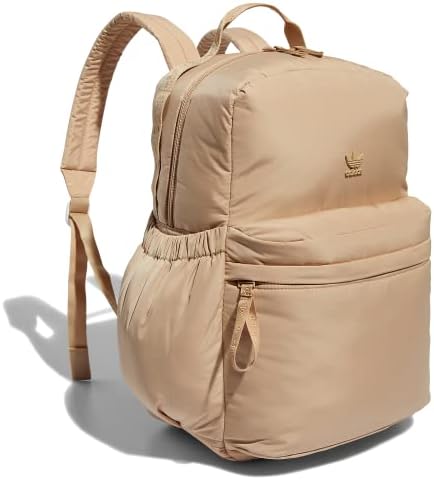 adidas Originals Puffer Backpack, Magic Beige, One Size