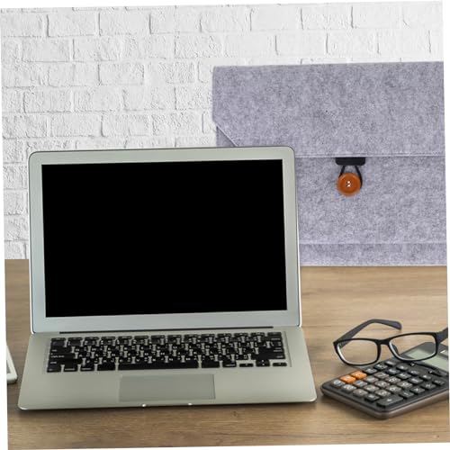 Bolsa para computadora portátil de fieltro ligera y protectora contra golpes 7