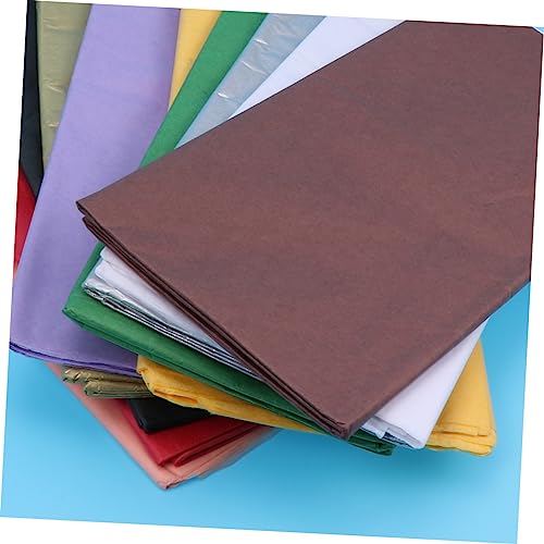 VILLCASE 100 Folhas De Papel Colorido Papel Dobrável Papel De Construção Manual De Papel Colorido