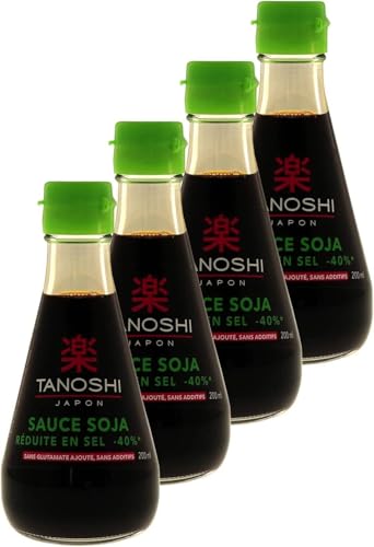 Sauce Salée Réduite En Sel Tanoshi La Bouteille De 200ml - vue 3