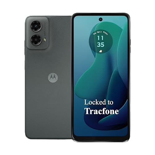 Tracfone Motorola Moto g 5G (2024) [Activation Promotion] Locked Prepaid Smartphone, 128GB, Gray - Includes $20 Unlimited Talk, Text, & 4GB Data 30-Day Plan