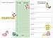 Produktbild dabelino Wochenplaner DIN A4, 52 Blatt: Flamingo/ Urlaub/ Tropisch (to Do Liste, Terminplaner, Kalender, Schreibtischunterlage, witzig, lustig)