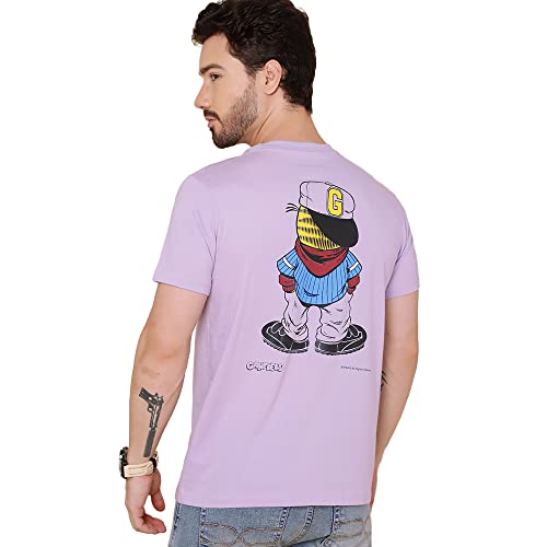 Image of Free Authority Garfield Printed Half Sleeve Tshirt for Men