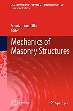 Mechanics of Masonry Structures Softcover reprint of the original 1st ed. 2014 Edition-Wow! eBook